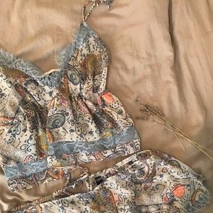 Victoria’s Secret Paisley Sheer Lingerie Set